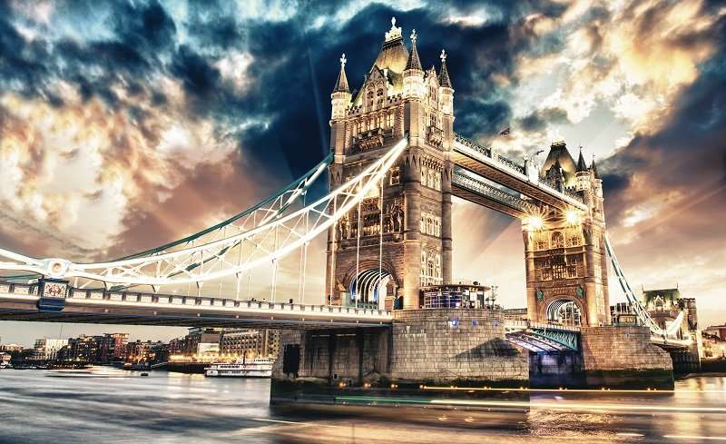 Фототапет с моста в Лондон - Тауър Бридж