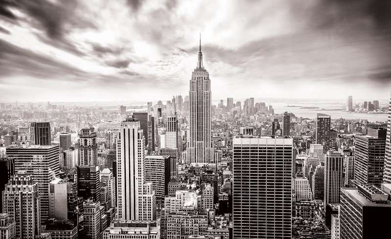 Фототапет Ню Йорк черно и бяло