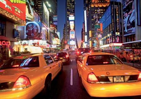Taxi NY lights - 1422